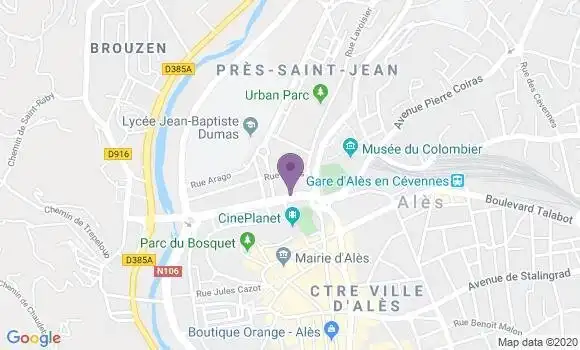 Localisation Redares Hervé