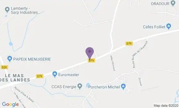 Localisation Masgrangeas Sylvie