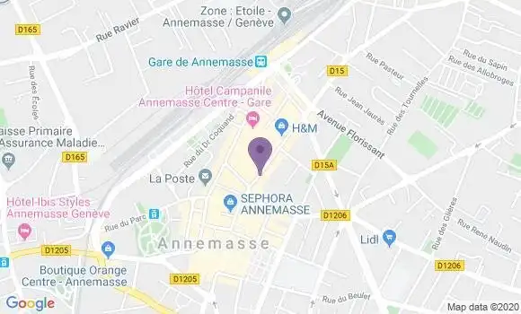 Localisation Martinet Bruno
