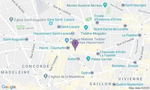 Localisation Quintart Verdiere Marie Christine
