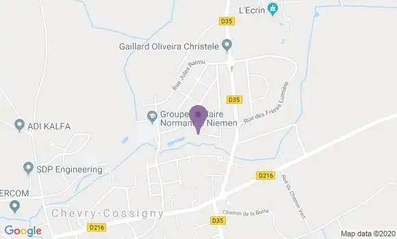 Localisation Guerra Brigitte