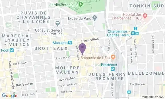 Localisation Doyen Hugues