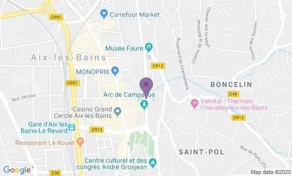 Localisation Ortolland Michel