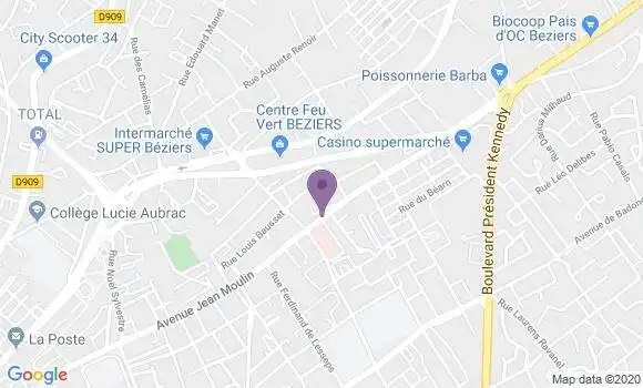 Localisation Euzet Jean Charles
