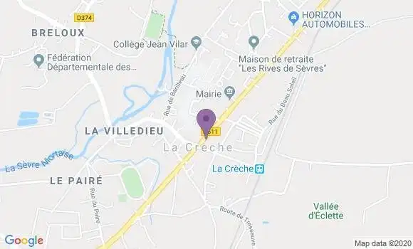 Localisation Tempereau Claudy