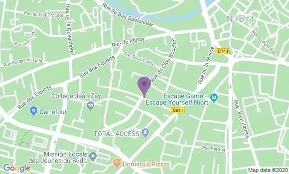 Localisation Herrero Isabelle