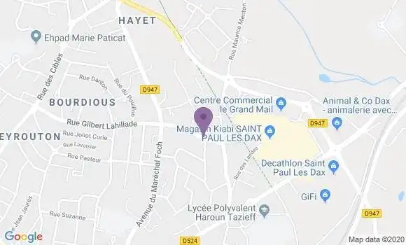 Localisation Hubert Bertrand