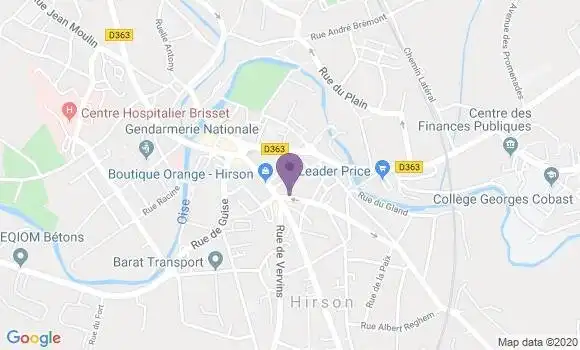Localisation Hennequart Jean Jacques