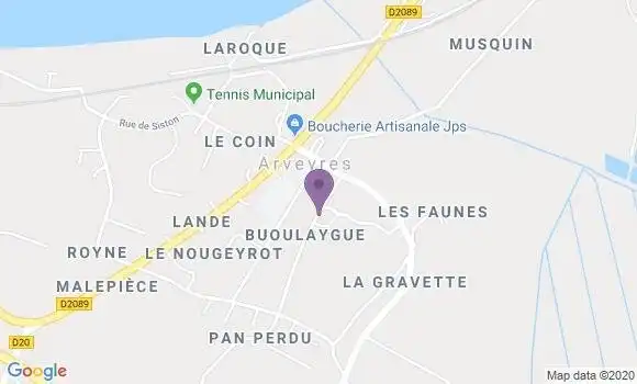 Localisation Autier Frédéric