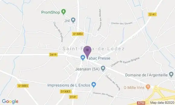 Localisation Chenus Christian