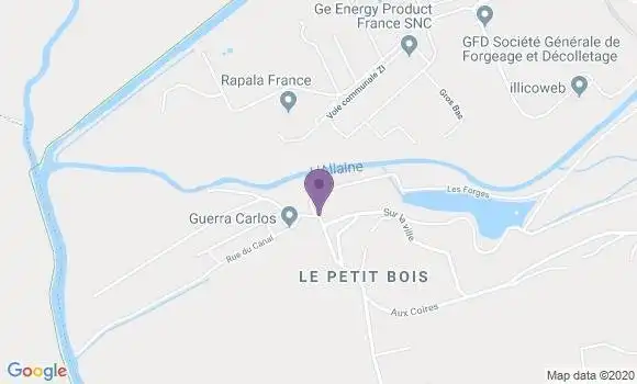 Localisation Viellard Elisabeth