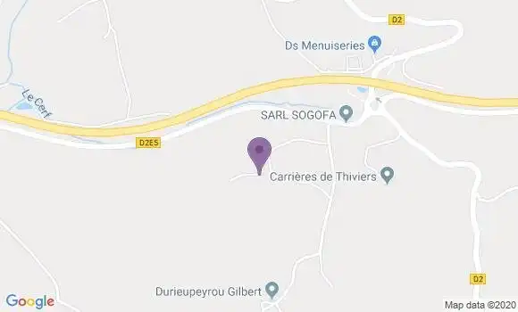 Localisation Chinours Bernard