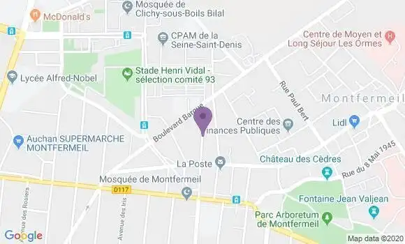 Localisation Cordier Wilfrid