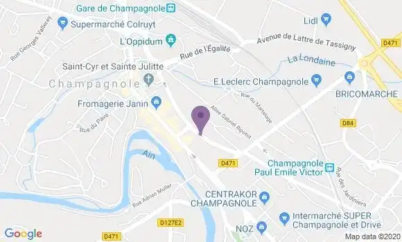Localisation Poucheux Guy
