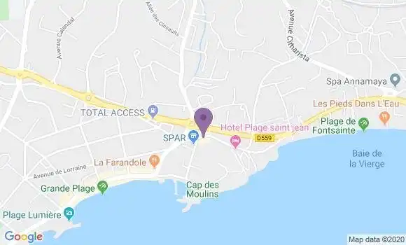 Localisation Mereu Marina