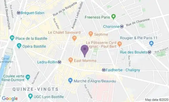 Localisation Crousse Jean Pierre