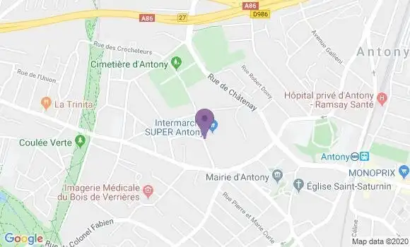 Localisation Binet Vincent
