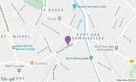 Localisation Pinel Patrick