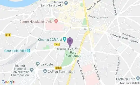 Localisation Albinet Philippe