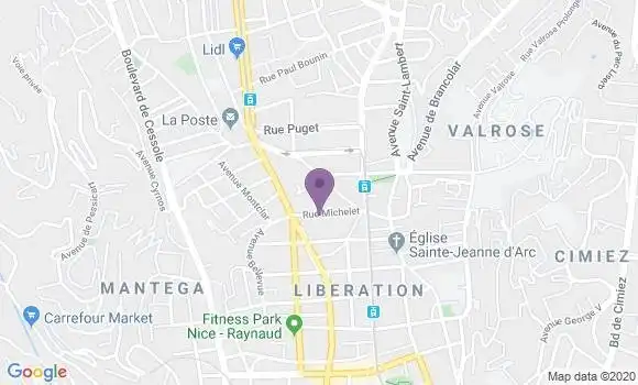 Localisation Fiat Géraldine