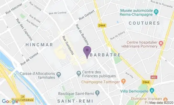 Localisation Merillon Jacques