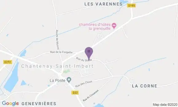 Localisation Bondonet Evelyne