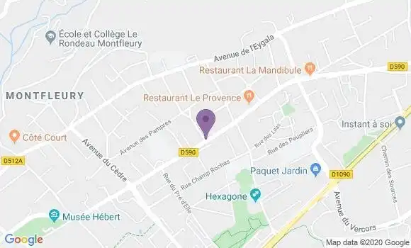 Localisation Rey Gagneux Jean Philippe