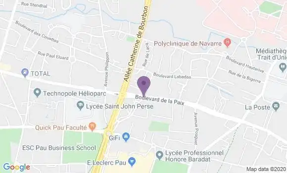 Localisation Cachau Philippe