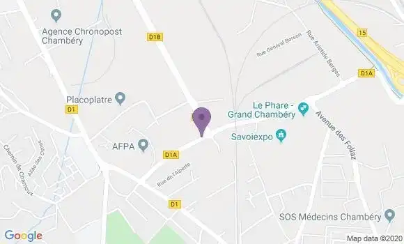 Localisation Allagnat Bernard