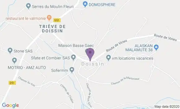 Localisation Emaure Jean Luc