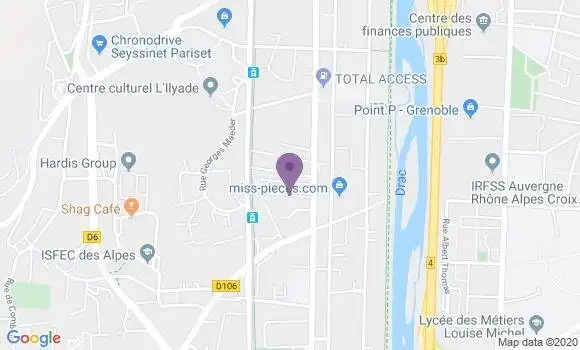 Localisation Toussaint Jaulin Nathalie