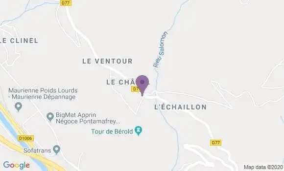 Localisation Tronel Fabienne