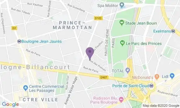 Localisation Mersier Sylvain