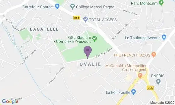 Localisation Sentein Fabienne