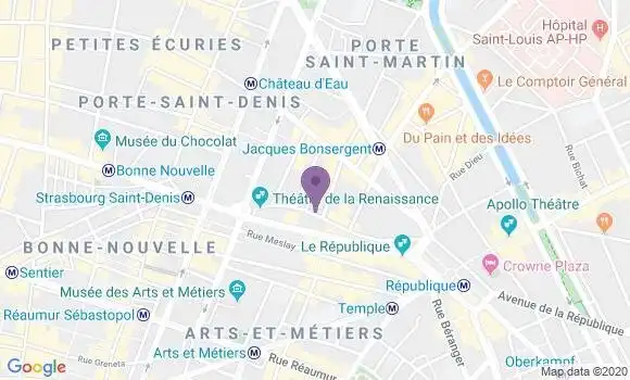 Localisation Coursaris Constantin