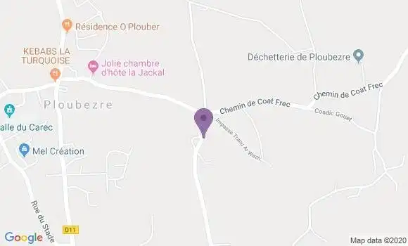 Localisation Gavard Gongallud Isabelle