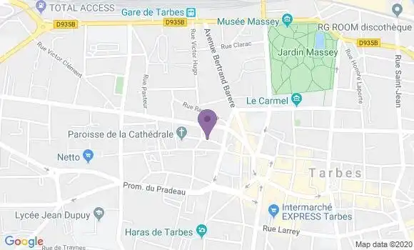 Localisation Palmade Claudine