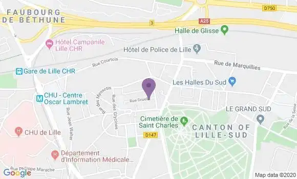 Localisation Vidal Philippe