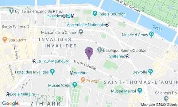Localisation Vennin Delphine