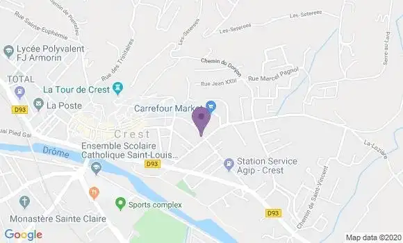 Localisation Giraud Ghislaine