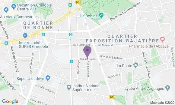 Localisation Mallie Eric