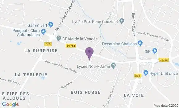 Localisation Le Bour Olivier