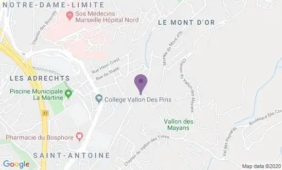 Localisation Frances Pierre