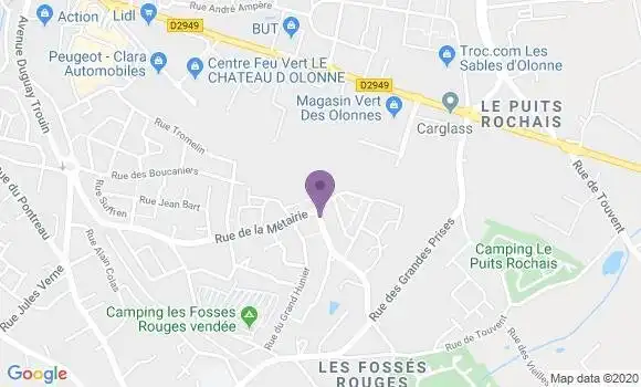 Localisation Loiseau Ranguin Catherine