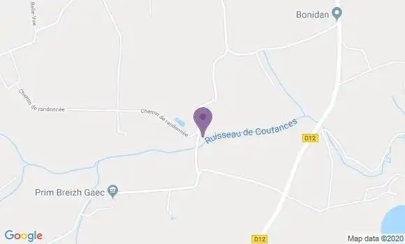 Localisation Le Bourlais Alain