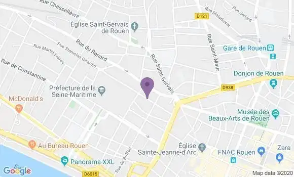 Localisation Bruschera Jean Baptiste