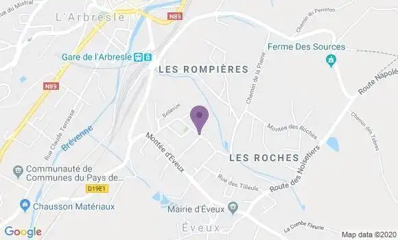 Localisation Bermond Olivier