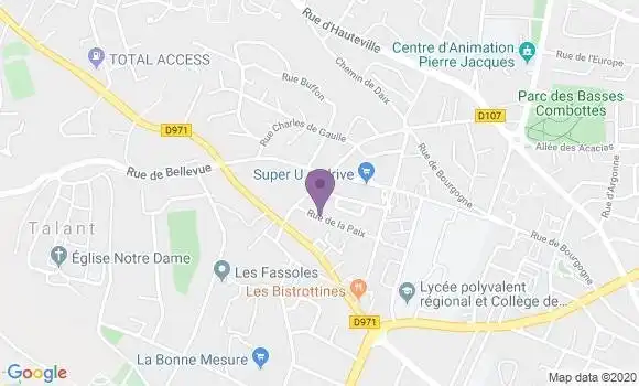 Localisation Cuzol Sala Françoise