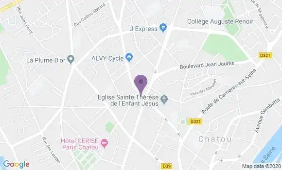 Localisation Saussard Jean Claude