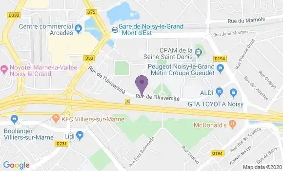 Localisation Malavergne Jacques